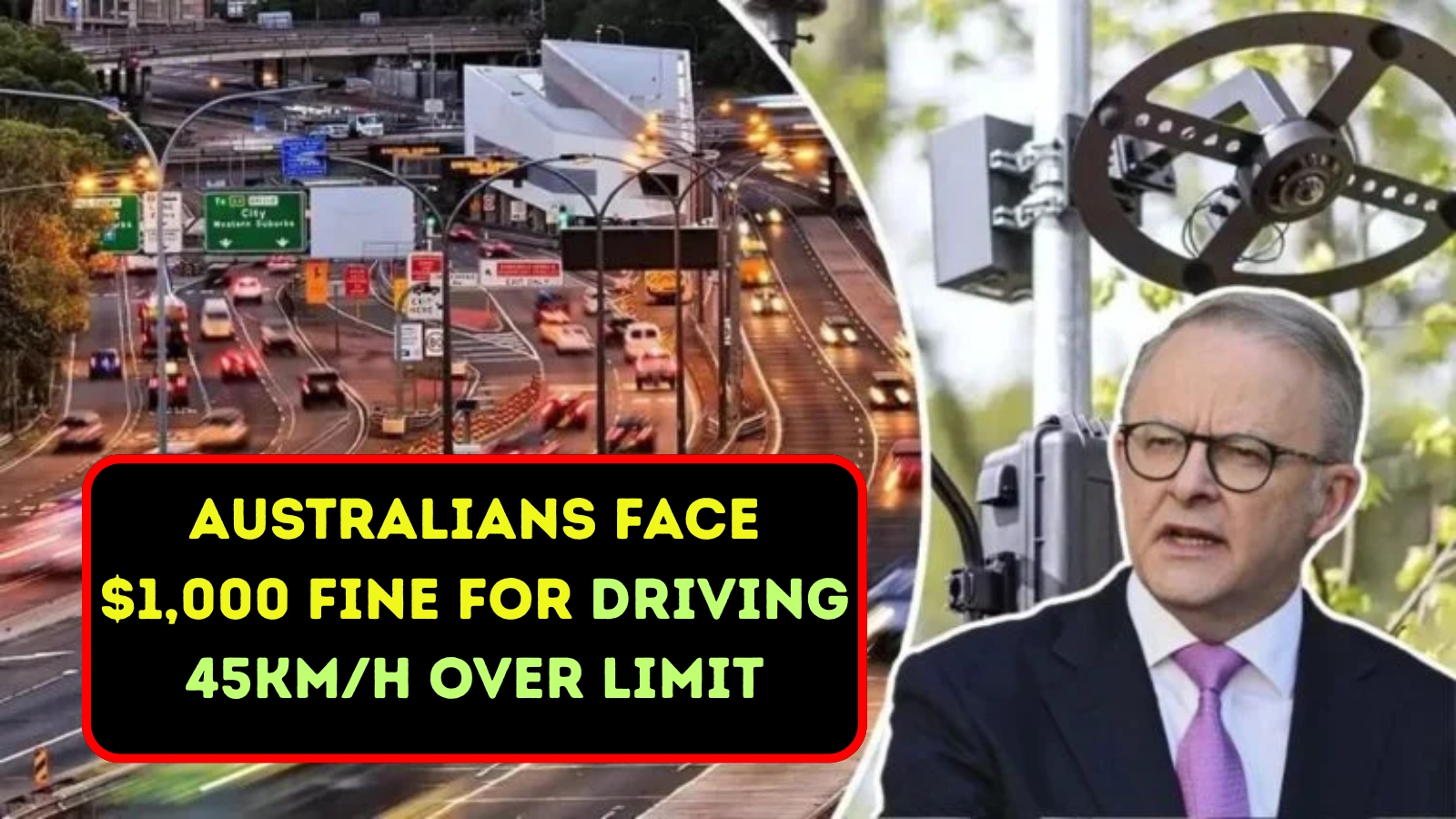 $1,000 Fine for Driving 45km/h