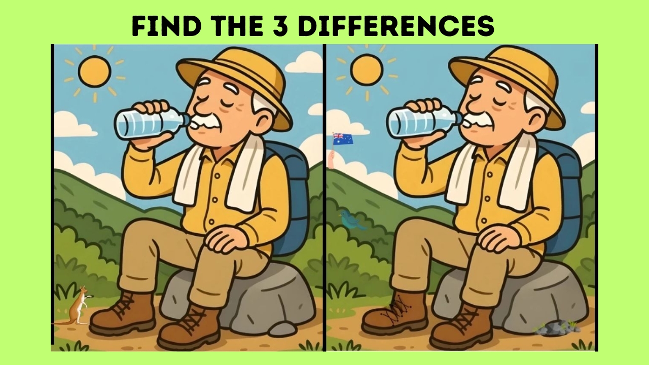 Man Drinking Water
